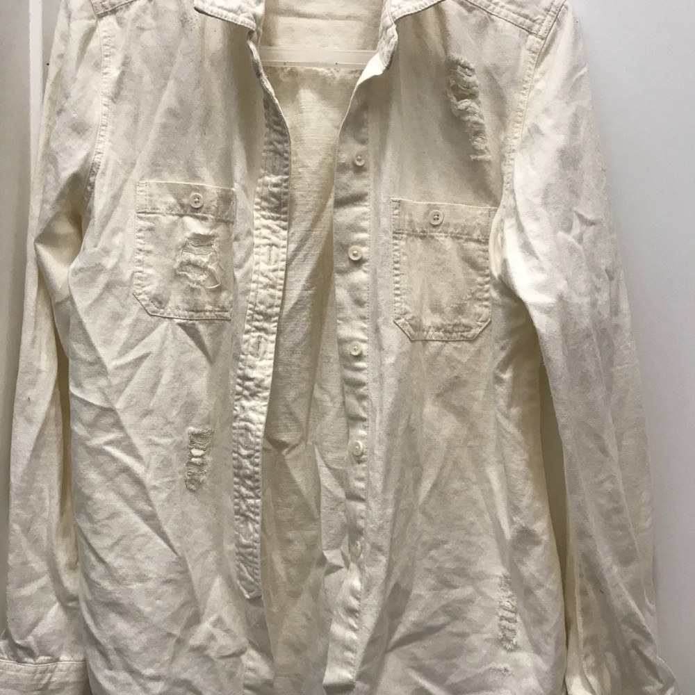 ROXY destroyed shirt